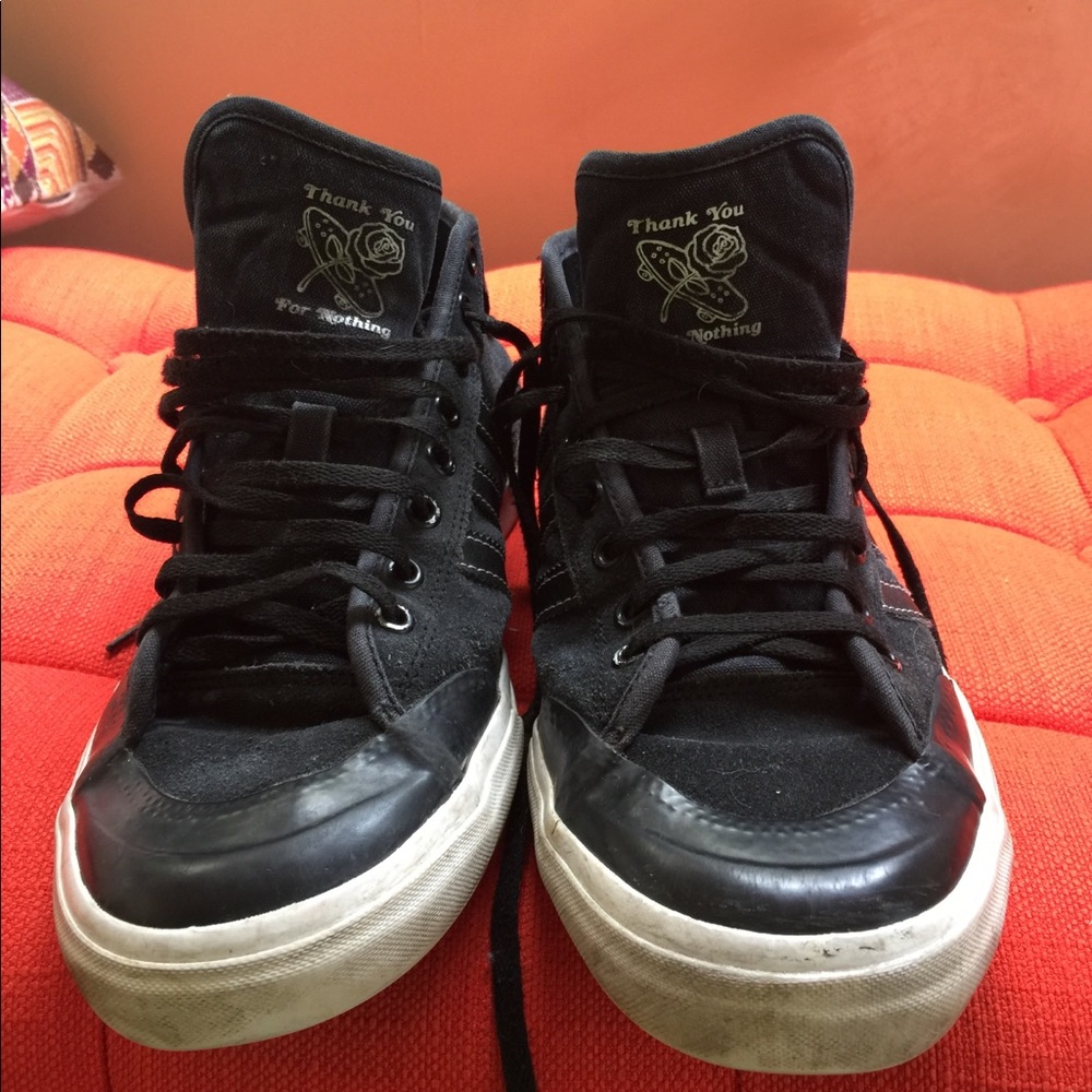 ADIDAS MATCH COURT THANK YOU FOR NOTHING SNEAKERS